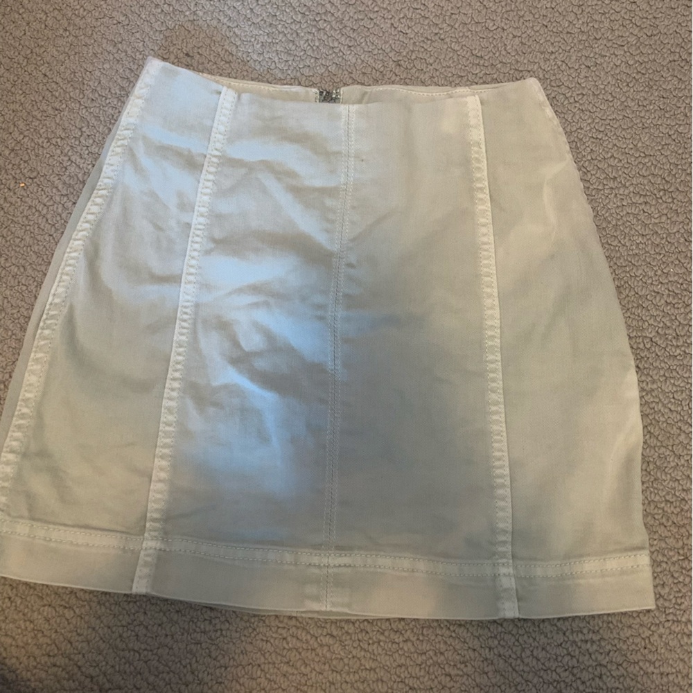 Wild Fable Cream Mini Pencil Skirt Casual